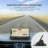 IPOW Anti-Slip Silicone Car Phone Dashboard Pad Mat,Hands-free Cell Phone Holder For Car/Home/Office Compatible With iPhone 7 7P 6s 6 X XS 8 8P 5S,Galaxy S8 S7 S6 S5, Google Nexus