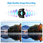 [Upgraded Version] Phone Camera Lens, 5 in 1 Cell Phone Lens Kit, Macro Lens + Wide Angle Lens, Fisheye Lens + CPL + Starburst Lens, with Storage Tube, for iPhone X/8/7, Smartphones
