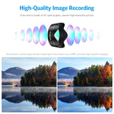 [Upgraded Version] Phone Camera Lens, 5 in 1 Cell Phone Lens Kit, Macro Lens + Wide Angle Lens, Fisheye Lens + CPL + Starburst Lens, with Storage Tube, for iPhone X/8/7, Smartphones