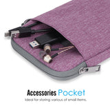 MoKo 6 Inch Kindle Sleeve Case Fits for All-New Kindle 10th Generation 2019/Kindle Paperwhite 2018, Nylon Cover Pouch Bag for Kindle Voyage/Kindle (8th Gen, 2016)/Kindle Oasis 6" E-Reader, Purple
