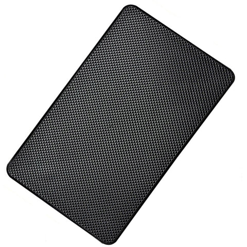 Hulless - Super Sticky 27 x 15cm Magic Anti-Slip Non-Slip Mat Car Dashboard Sticky Pad Adhesive Mat for Cell Phone, CD, Electronic Devices, iPhone, ,Keychains, Sun Glasses Holder, GPS - Black