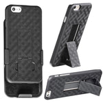 iPhone 6 Holster, WizGear Shell Holster Combo Case for Apple iPhone 6 4.7 Inch Screen With Kick-Stand and Belt Clip - Black