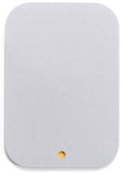 Mount Metal Plate with Adhesive for Magnetic Cradle-Less Mount -X4 Pack 2 Rectangle and 2 Round (Compatible with WizGear mounts) (Silver)