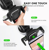 iOttie Easy One Touch 4 Dash & Windshield Car Mount Phone Holder || iPhone Xs Max R 8 Plus 7 Samsung Galaxy S10 E S9 S8 Plus Edge Note 9 & Other Smartphones