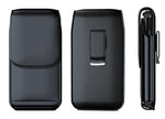 Meilib Samsung Galaxy S10 S9 S8 Holster, Cell Phone Belt Holster Case with Belt Clip Leather Pouch Cover for Samsung Galaxy S10 S8 S9 (NOT Plus) – Built in ID Card Holder (Fits Phone with Case on)