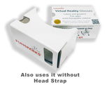 Funsparks Google Cardboard Laminated - 3D VR Virtual Reality DIY Headset For 3D Movies and Games For Android and Apple Up To 6 Inch Screen