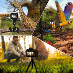 UBeesize Tripod S, Premium Phone Tripod, Flexible Tripod with Wireless Remote Shutter, Compatible with iPhone/Android Samsung, Mini Tripod Stand Holder for Camera GoPro/Mobile Cell Phone (Upgraded)