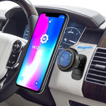 WizGear Magnetic Mount, Universal Stick-On Dashboard Magnetic Car Mount Holder, for Cell Phones and Mini Tablets with Fast Swift-snap Technology, Magnetic Cell Phone Mount
