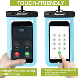 Universal Waterproof Case - Ansot IPX8 Waterproof Phone Pouch - Cellphone Dry Bag for iPhone X/8/ 8plus/7/7plus/6s/6/6s Plus Samsung Galaxy s8/s7 Google Pixel 2 HTC LG Sony Moto up to 7.0" - 2 Pack