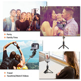 Selfie Stick Tripod, Matone Bluetooth Selfie Stick with Tripod Stand and Detachable Remote, Extendable Monopod for iPhone X/XS Max/XR/8 Plus/7/6S Plus, Galaxy S10/S10 Plus/S10e, GoPro & Action Cameras