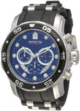 Invicta Men's 6977 Pro Diver Collection Chronograph Black Dial Black Polyurethane Watch