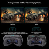 GEARSONE Virtual Reality VR Headset, Eye Protected HD 3D VR Goggles with Touch Button/Trigger Compatible with iPhone Xs XR X 8 7 6 6s Plus, Samsung Galaxy S10 S9 S8 S7 S6 Plus/Edge Note 8 9