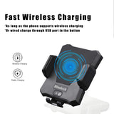 Blaulock B02F Wirless Car Charger（10W/7.5W），Automatic Car Phone Holder On Air Vent & Dashboard,Compatible with iPhone Xs/Xr/8/8 Plus ＆Samsung Galaxy S8/S7/S7/Note9/Note5 and QI-Enabled Smartphones