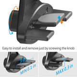 Car Phone Holder, Veckle CD Slot Magnetic Phone Car Mount Holder Strong Magnet Phone Holder for Car Universal Cradle for Smartphone iPhone 8 7 6S 6 Plus X Samsung Galaxy S8 S7 Edge Note 8 5 GPS, Black