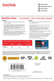 SanDisk Ultra 400GB microSDXC UHS-I card with Adapter - SDSQUAR-400G-GN6MA