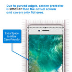 JETech Screen Protector for Apple iPhone 8 Plus, iPhone 7 Plus, iPhone 6s Plus, iPhone 6 Plus, 5.5-Inch, Tempered Glass Film with Easy-Installation Tool, 2-Pack