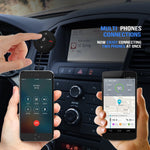 Besign BK03 Bluetooth 4.1 Car Kit for Hands-Free Talking & Music Streaming, Wireless Audio Receiver with Dual Port USB Car Charger and Ground Loop Noise Isolator for Car with 3.5mm AUX Input Port