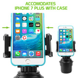 Cellet PH600 Car Cup Holder Mount, Adjustable Smart Phone Cradle for iPhone Xr/Xs/Xc/X/8/8 Plus, Samsung Note 9/8/5 Galaxy S9/S9+/S8/S8 Plus/S7  LG Q7+/Stylo 4/3/2/V35 ThinQ/Q6/G7 ThinQ/Aristo 2 Plus