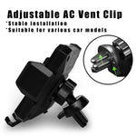 Blaulock B02F Wirless Car Charger（10W/7.5W），Automatic Car Phone Holder On Air Vent & Dashboard,Compatible with iPhone Xs/Xr/8/8 Plus ＆Samsung Galaxy S8/S7/S7/Note9/Note5 and QI-Enabled Smartphones