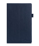 Fire HD 10 Case, Amazon Fire HD 10 2015 Case, rooCASE Dual View Leather PU Folio Slim Fit Lightweight Folding Stand Cover Auto Wake/Sleep, Navy