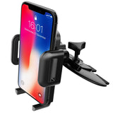 Mpow 051 Car Phone Mount, CD Slot Car Phone Holder, Car Mount with Three-Side Grips and One-Touch Design Compatible iPhone Xs MAX/XR/XS/X/8/8Plus, Galaxy S10/S10+/S10e/S9/S9+/N9/S8, Google, Huawei etc