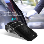 SOAIY S-32 Voice Command Hands-Free Bluetooth in-car Speakerphone, Wireless Bluetooth Car Kit for Safely Driving with Shake Power On Function