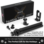 Xenvo SquidGrip Flexible Tripod for iPhone, Android, GoPro, Compatible with All Cell Phones and Action Cameras