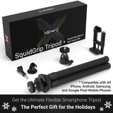 Xenvo SquidGrip Flexible Tripod for iPhone, Android, GoPro, Compatible with All Cell Phones and Action Cameras