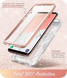 i-Blason Samsung Galaxy S9 Plus Case, [Built-in Screen Protector] [Cosmo] Full-Body Glitter Clear Bumper Case for Galaxy S9 Plus (2018 Release) (Marble)