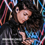 SoundPEATS True Wireless Earbuds 5.0 Bluetooth Headphones in-Ear Stereo Wireless Earphones with Microphone Binaural Calls, One-Step Pairing, 35 Hours, Upgraded TrueFree Plus