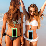 Mpow 084 Waterproof Phone Pouch Floating, IPX8 Universal Waterproof Case Underwater Dry Bag Compatible iPhone Xs Max/Xr/X/8/8plus/7/7plus Galaxy s9/s8 Note 9/8 Google Pixel up to 6.5" (Blue, Green)