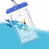 F-color Waterproof Case, 4 Pack Transparent PVC Waterproof Phone Pouch Dry Bag for Swimming, Boating, Fishing, Skiing, Rafting, Protect iPhone X 8 7 6S Plus SE, Galaxy S6 S7, LG G5 and More