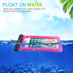 MoKo Floating Waterproof Phone Pouch [3 Pack], Waterproof Cellphone Case Dry Bag with Armband Lanyard Compatible iPhone X/Xs/Xr/Xs Max, 8/7/6s Plus, Samsung Galaxy S10/S9/S8 Plus, S10 e, Note 9/8