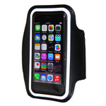i2 Gear Running Exercise Armband for iPhone 5 5S 5C SE with Key Holder and Reflective Band (Black)