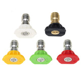 Tool Daily Foam Cannon with 1/4 Inch Quick Connector, 1 Liter, 5 Pressure Washer Spray Nozzle Tips