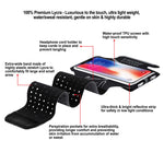 TRIBE Premium Running Armband & Phone Holder for iPhone X, Xs, Xs Max, Xr, 8, 7, 6, Plus Sizes, Galaxy S9, S8, S7, S9/S8 Plus, Note with Adjustable Elastic Band & Key/Card Slot - 100% Lycra