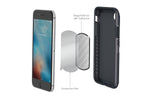 SCOSCHE MagicMount Magnetic Mount Replacement Plate Kit - MagicPlate Color Matching Plates for iPhone/iPad and Other Smart Devices - Includes 3 Plates and 2 Cleaning Swabs - Black (MAGRKI)