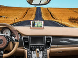 Bosynoy Phone Holder for Car, GPS Holder for Car Dashboard, Universal Car Phone Mount Compatible for Smart Cell Phones -Brown