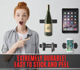 Multi-Purpose SuperStrong Sticky Pad (2Pack) Use at Home or Office or as Mobile Phone Holder Stick on Glass, Metal, Plastic, Tiles and Many More PLUS Limited Time Offer FREE USB SuperCharger (Android)