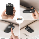 Bluetooth Hands Free Car Kit, SUNITEC Bluetooth HandsFree Car Speakerphone with Vibration Sensor AUTO Power ON Support GPS, Music, Wireless for Cell Phone, iPhone X/8/Plus Samsung [2 Year Warranty]