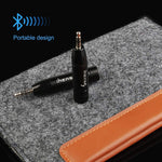 ihens5 Aux Bluetooth Adapter,Mini Wireless Car Bluetooth Receiver Headphone Adapter Handsfree Car Kit BT V4.1 A2DP with Built in Mic 3.5mm Jack for Home Audio Stereo System Headphone Speaker
