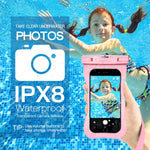 Mpow Waterproof Phone Pouch, IPX8 Universal Waterproof Case Underwater Dry Bag 4-Pack Compatible for iPhone Xs Max/XS/XR/X/8, Galaxy S9/S9P/S8/Note 9/8, Google/HTC up to 6.5" (Pink Blue Black Green)