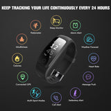 runme Fitness Tracker with Heart Rate Monitor, Activity Tracker Smart Watch with Sleep Monitor, IP67 Water Resistant Walking Pedometer with Call/SMS Remind for iOS/Android, Gift Edition