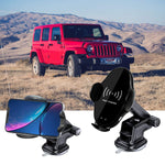 Wireless Car Charger Mount, Ecke 10W Qi Wireless Car Fast Charger Mount Air Vent & Dashboard Phone Gravity Holder Compatible iPhone X/Xs Max/XR/8/8+, Samsung S10/S10+/S9/S9+/S8/S8+