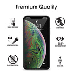 amFilm Glass Screen Protector for iPhone XS / X (5.8 Inch)(3 Pack) iPhone 10s / 10 Tempered Glass with Easy Installation Tray