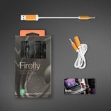 TUNAI Firefly Bluetooth Receiver: World’s Smallest Wireless Audio Bluetooth 4.2 Adapter with 3.5mm AUX for Car/Home Stereo Music Streaming; Auto On, No Charging Needed - Car Pack (Gold)