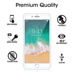 iPhone 8 Plus, 7 Plus, 6S Plus, 6 Plus Screen Protector, amFilm Tempered Glass Screen Protector for Apple iPhone 8 Plus, 7 Plus, iPhone 6S Plus, 6 Plus [5.5"inch] 2017, 2016, 2015 (2-Pack)