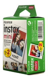 Fujifilm Instax Mini Instant Film Twin Pack (White)