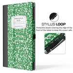 MoKo Case for Fire HD 10 Tablet (5th Generation, 2015 Release) - Slim Folding Cover with Auto Wake / Sleep for Amazon Fire HD 10.1 Inch Tablet, Notebook GREEN