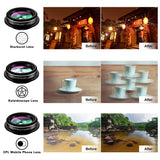 Phone Camera Lens,TODI 9 in 1 Wide Angle Lens,Macro Lens,Fisheye Lens,Telephoto Lens,CPL Lens, Kaleidoscope and Starburst Lens Compatible iPhone,Samsung, Most Andriod Phones